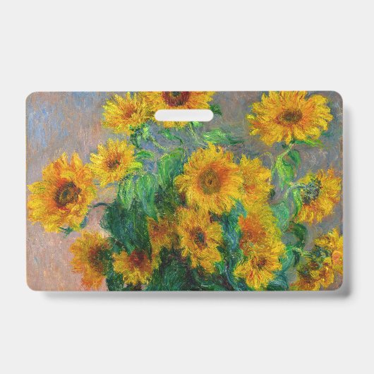 Badge Tournesols de Monet (Avant)