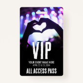 Badge Tous les événements d'accès VIP (Devant)