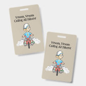 Badge Tous les motards sont appelés (Avant & arrière)