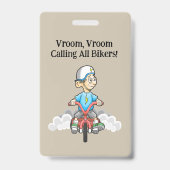 Badge Tous les motards sont appelés (Arrière)
