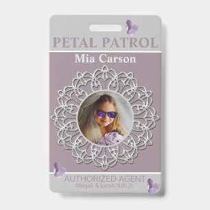 Badge Toute la saison Insigne de Fleur de patrouille Pét
