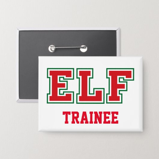 Badge TRAINEE Christmas ELF (Recto/Verso)