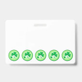 Badge Trèfle (Arrière)