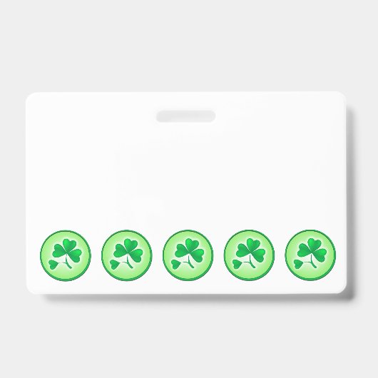 Badge Trèfle (Avant)