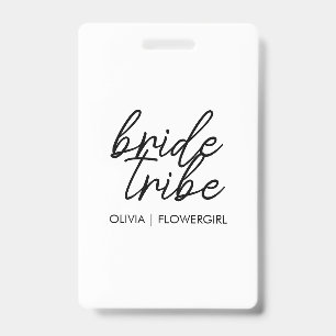 Badge Tribe de mariée Fleur fille