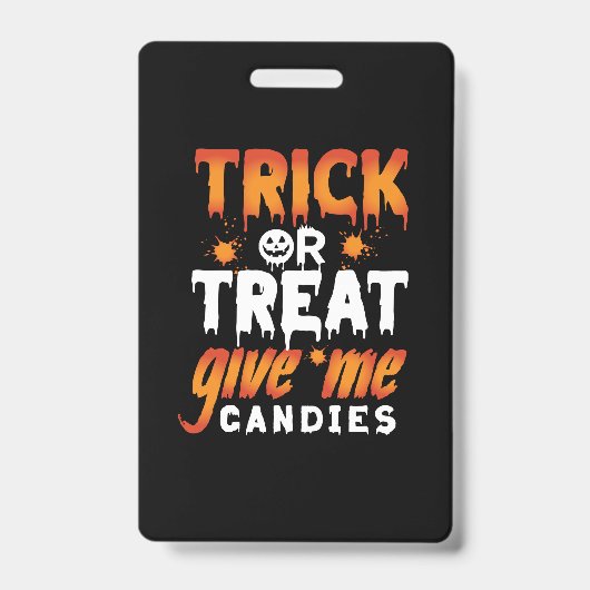 Badge Trick d'Halloween (Avant)