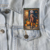 Badge Trick ou le traitement, Brave Halloween Costume Gi (Insitu)