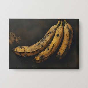Badge Trois bananes dans une ambiance sombre