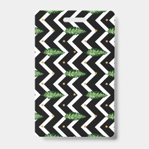 Badge Tropical Floral Vines
