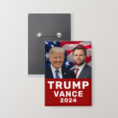 Badge Trump Vance 2024 (Recto/Verso)