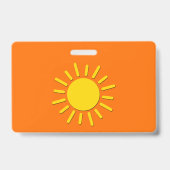 Badge Tu es mon soleil (Arrière)