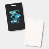 Badge Turtle Lover | Prendre Le Lent (Front & Back)