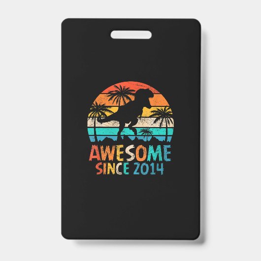 Badge Tye Dye Anniversaire 2014s Être Génial (Avant)