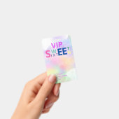 Badge Typographie moderne cool fun adolescente VIP 16 an (Manuel / portable)