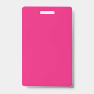 Badge un arrière - plan rose avec une bordure noire