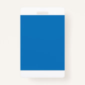 Badge Un ciel bleu clair sans nuages remplit tout le (Dos)