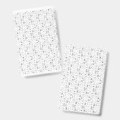 Badge Un design monochrome présentant une multitude de p (Avant & arrière)