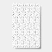 Badge Un design monochrome présentant une multitude de p (Arrière)