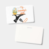Badge Un régal pour les gourmets (Avant & arrière)