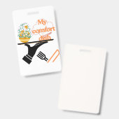 Badge Un régal pour les gourmets (Avant & arrière)