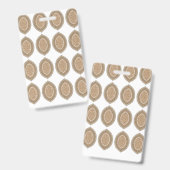 Badge Un tapis rectangulaire avec un motif géométrique c (Front & Back)