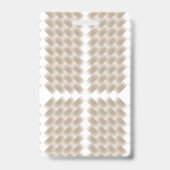 Badge Un triangle équilatéral blanc centré sur un fond u (Arrière)