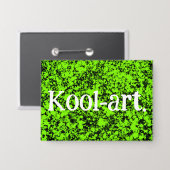 Badge Une broche rectangle avec l'image de mon oeuvre ab (Recto/Verso)