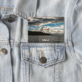 Badge Une épingle avec des nuages sur Maui (Insitu)