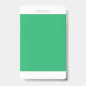 Badge Une feuille verte vif avec des veines proéminentes (Arrière)