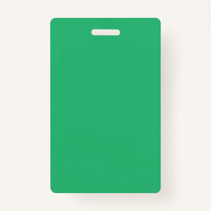 Badge Une feuille verte vif avec des veines proéminentes