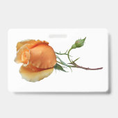 Badge Une seule bouture de rose (Arrière)