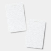 Badge Une surface complètement blanche et sans caractéri (Avant & arrière)