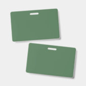 Badge Uni vert mousse (Avant & arrière)