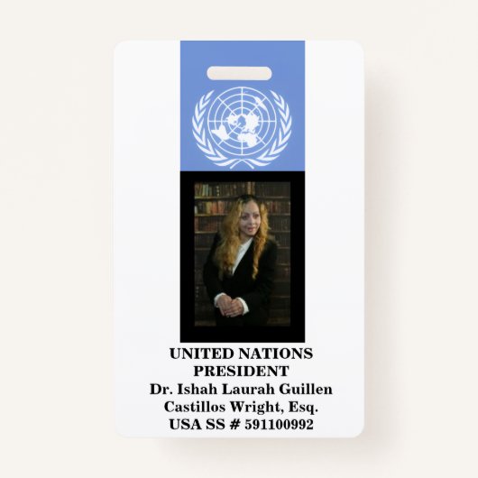 BADGE #UNITEDNATIONS (Devant)