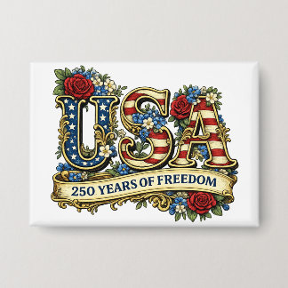 Badge USA America's 250th Anniversary