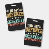 Badge Utiliser un titre descriptif qui explique votre tr (Avant & arrière)