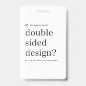 Badge Uw Ontwerp Upload (Back)