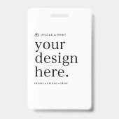 Badge Uw Ontwerp Upload (Front)