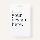 Badge Uw Ontwerp Upload (Voorkant)