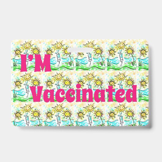 BADGE VACCINÉ (Avant)