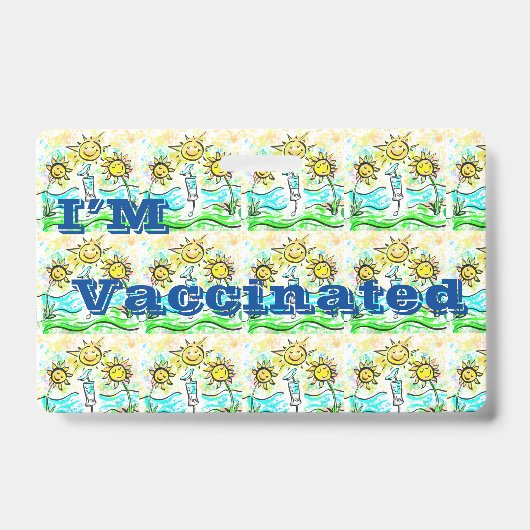 BADGE VACCINÉ (Avant)