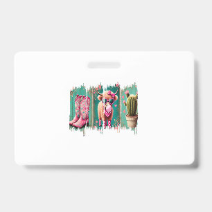 Badge Valentine Cowgirl Rose Png, Cœur Png