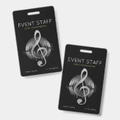 Badge van coördinator evenementen personeel Deligh (Voor- en achterkant)