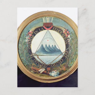 Badge van de Federatie van Guatemala Briefkaart
