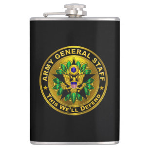 Badge van de Generale Staf van het Leger Heupfles