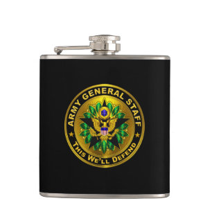 Badge van de Generale Staf van het Leger Heupfles