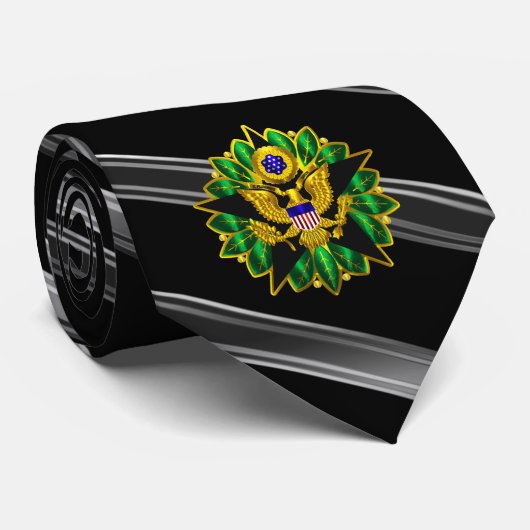 Badge van de Generale Staf van het Leger Stropdas (Opgerold)