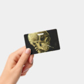 Badge Van Gogh Fumer du squelette (À main)