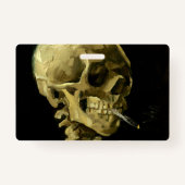 Badge Van Gogh Fumer du squelette (Dos)