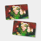 Badge Van Gogh Peonies et Roses (Avant & arrière)